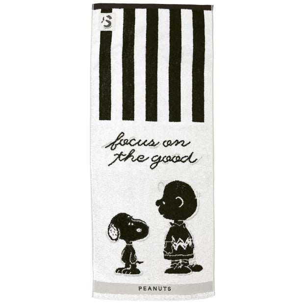 【Order】USJ Peanuts Snoopy &amp; Charlie Monotone Series - Towels