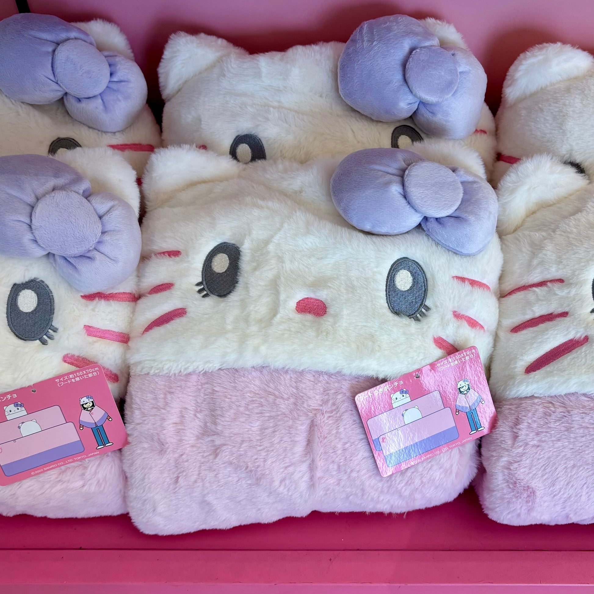 USJ Hello Kitty 連帽毛毯 Blanket