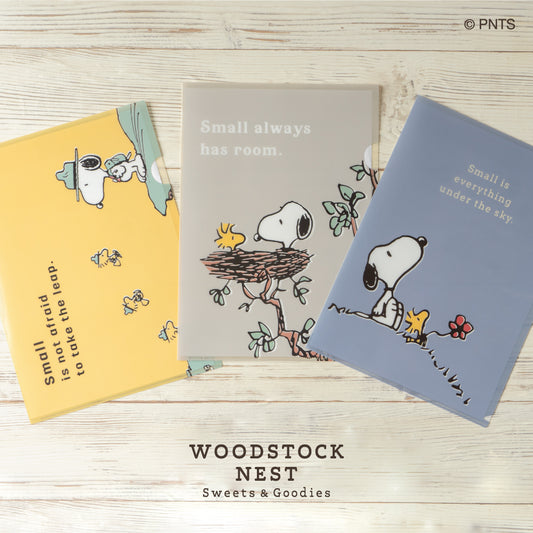 Woodstock Nest A4 Clear File