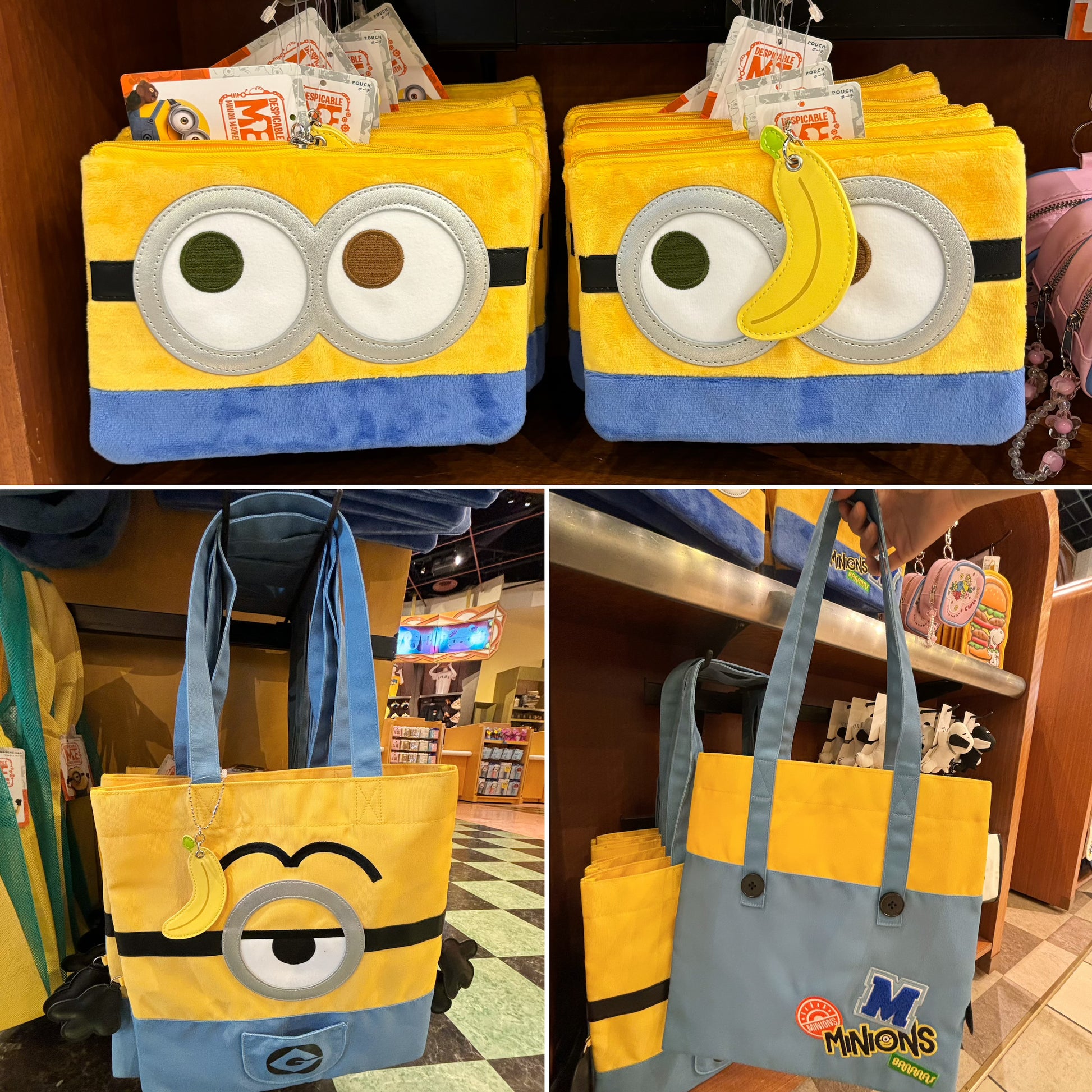 USJ MINIONS Flat Pouch / 手提袋