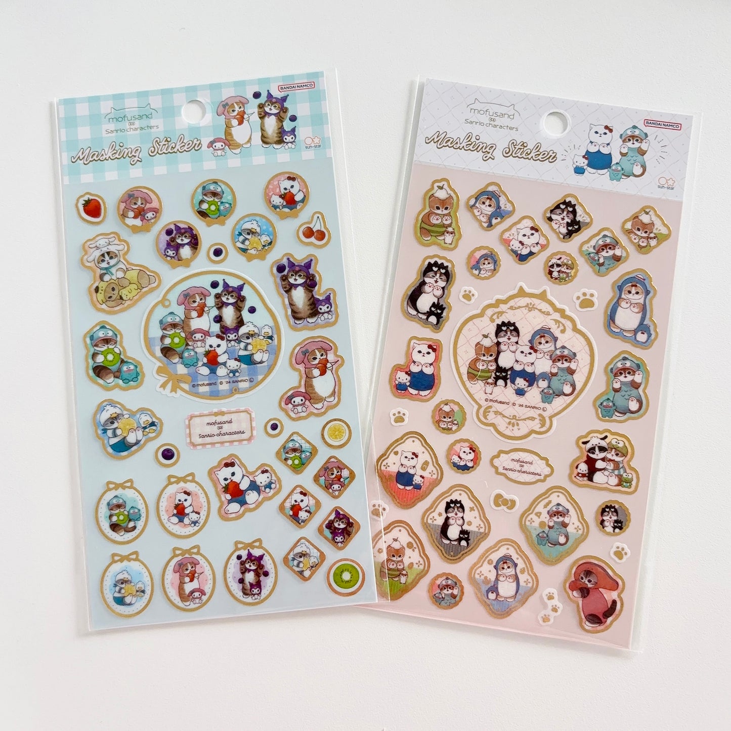 【Order】Mofusand x Sanrio Masking Sticker