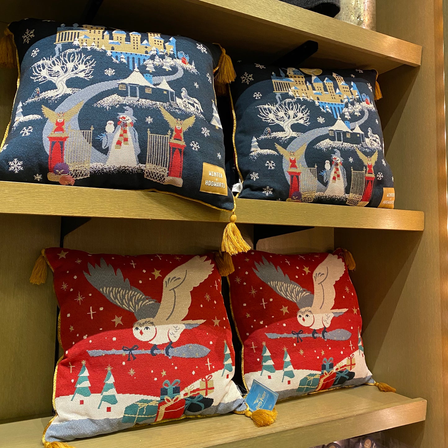 【Order】 USJ Harry Potter WINTER AT HOGWARTS - Bi-Color Big Cushion