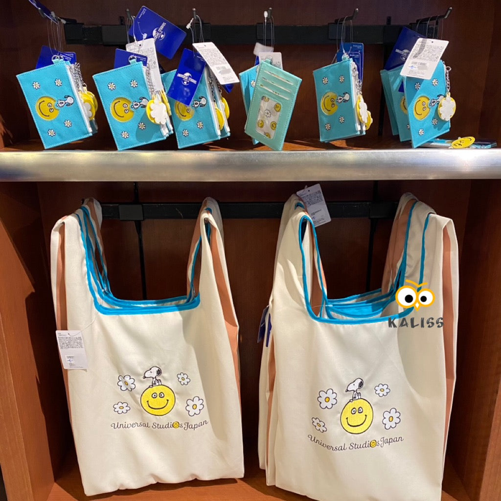 【In-Stock】USJ Snoopy Smiley Series - Card Holder / Eco Bag