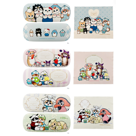 [Order] Mofusand x Sanrio 2nd Collaboration Series - Glasses Case with Cloth