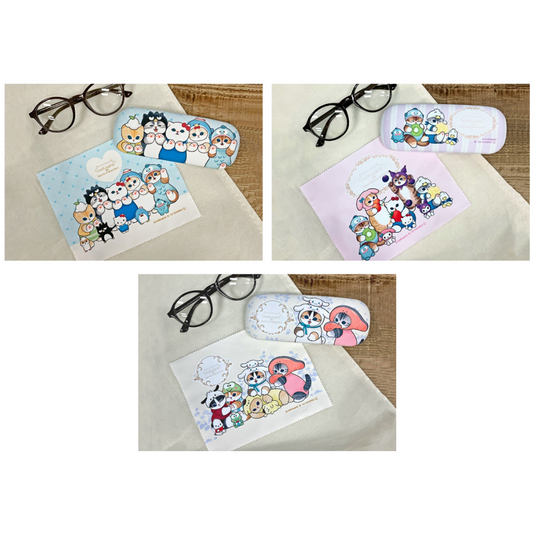 【訂貨】Mofusand x Sanrio 聯乘系列 第二彈 - 眼鏡盒連布