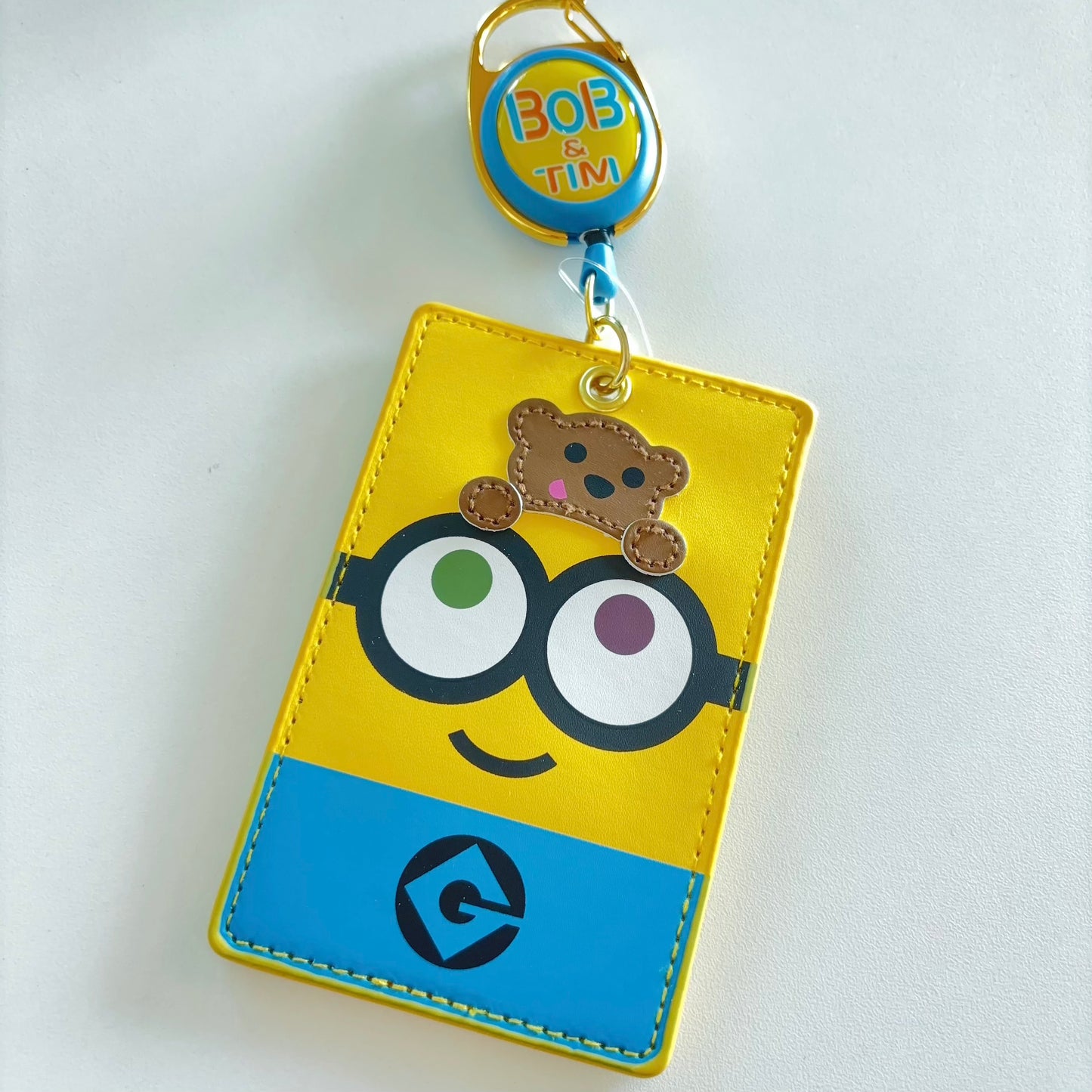 【In-Stock】USJ Minions Bob & Tim Reel Card Holder