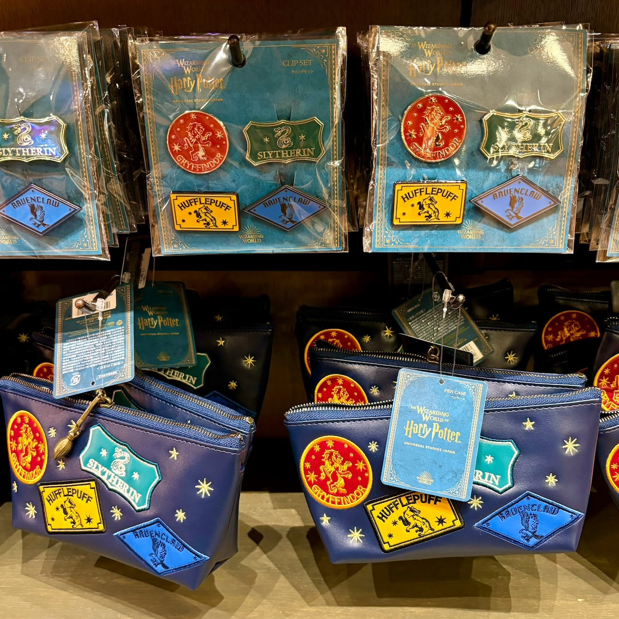 USJ 哈利波特 HOGWARTS - Metal Clip Set / 筆袋