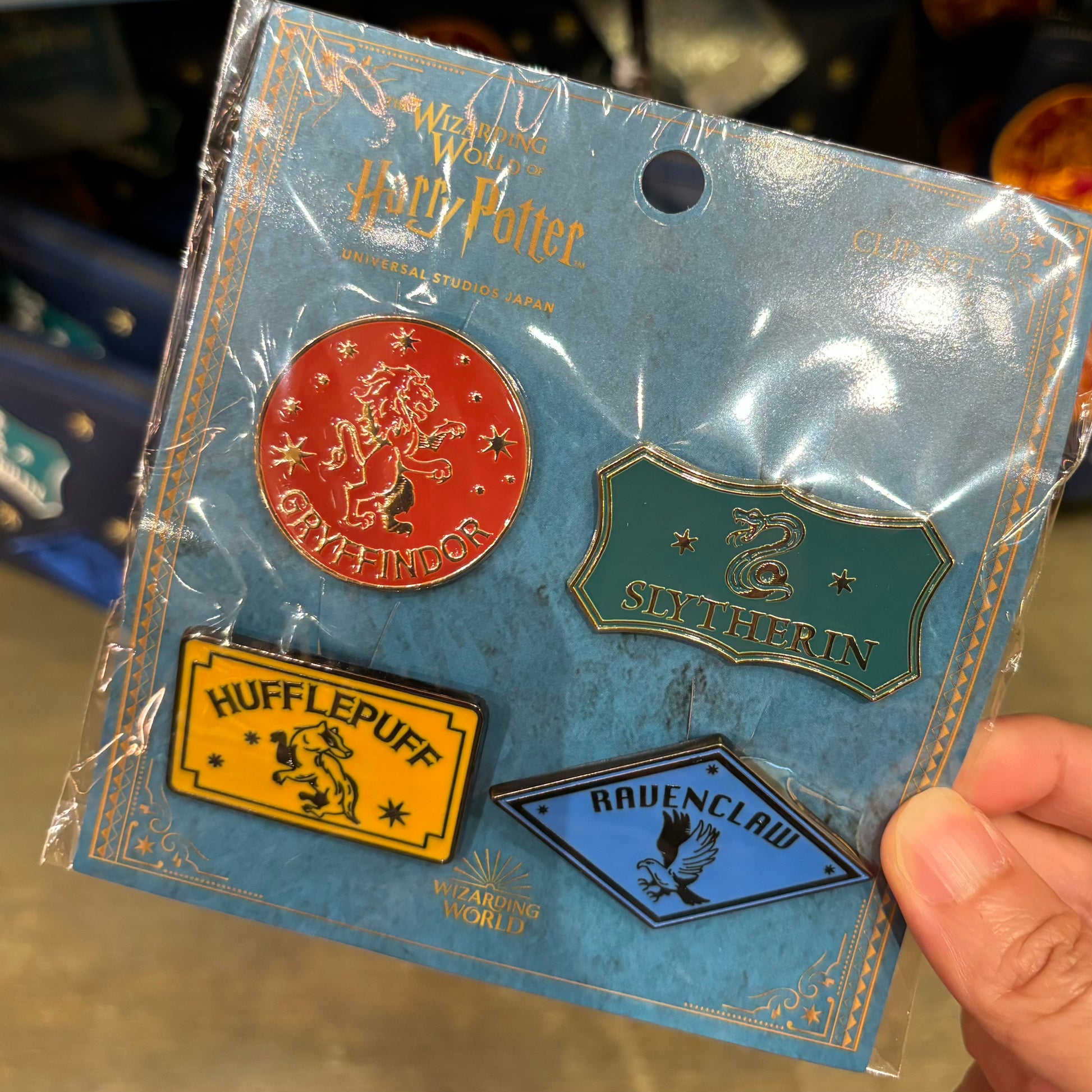 USJ 哈利波特 HOGWARTS - Metal Clip Set