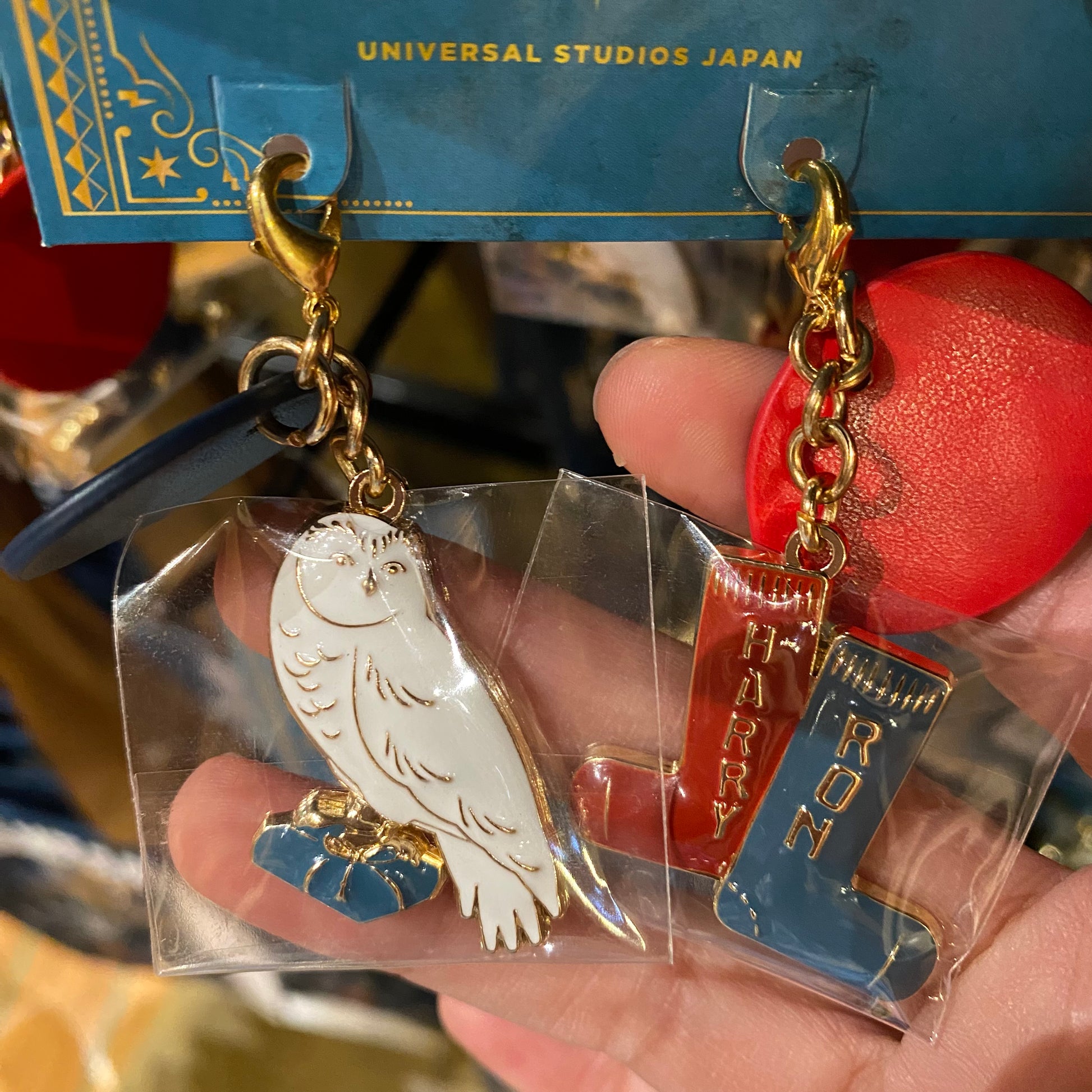 USJ 哈利波特 WINTER AT HOGWARTS - 小吊飾4pcs