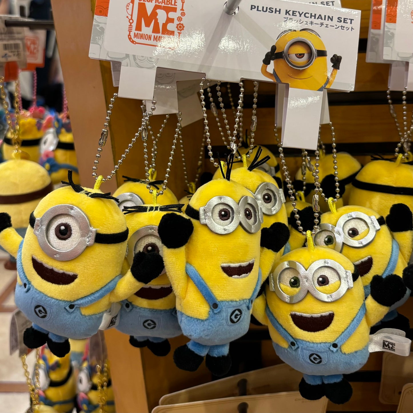 USJ Minions 掛飾公仔3pcs（舉手）