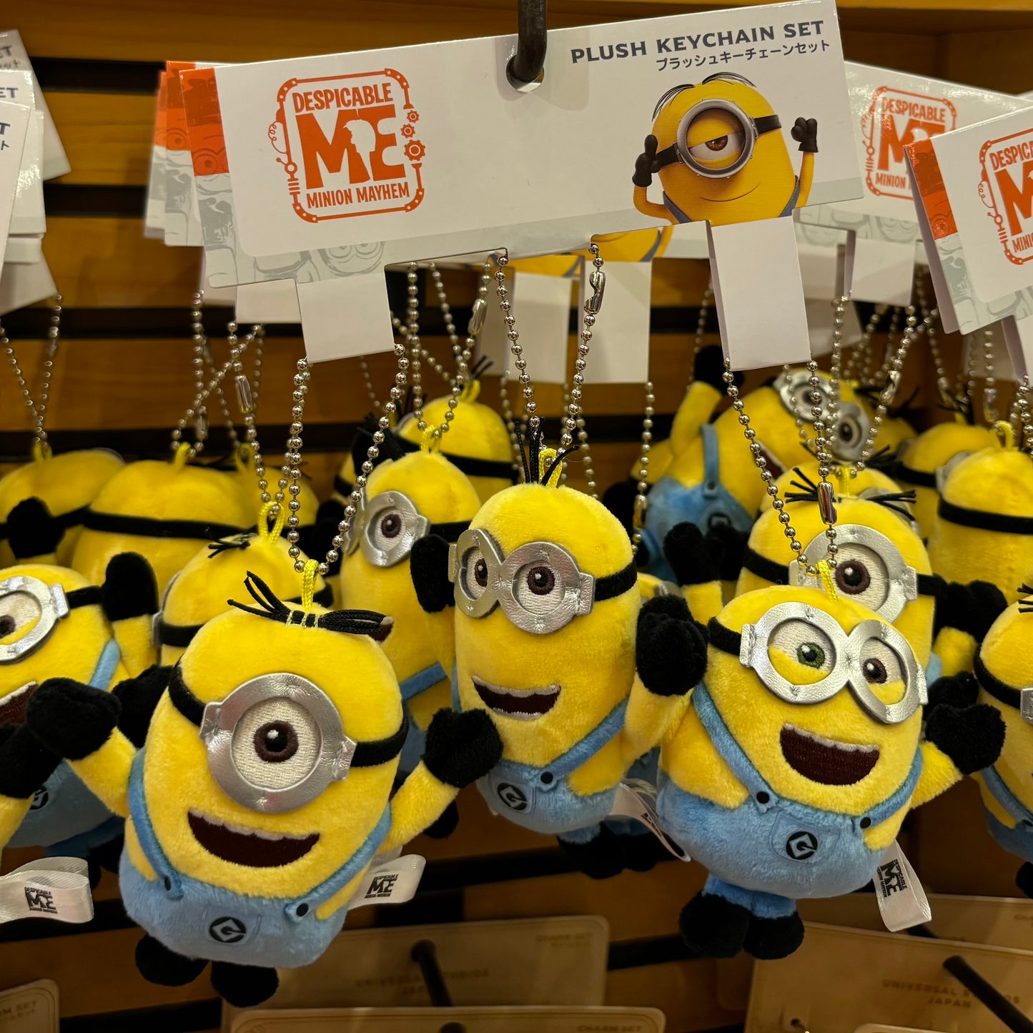 USJ Minions 掛飾公仔3pcs（舉手）