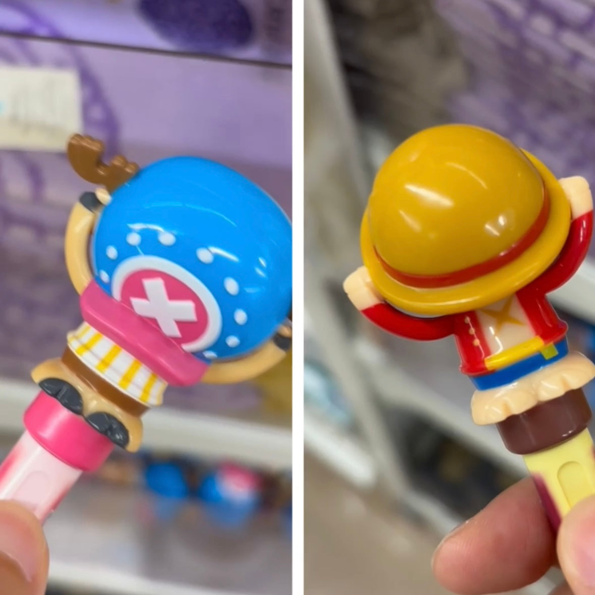 【Order】ONE PIECE Face Changing Ball Pen - Chopper/Luffy