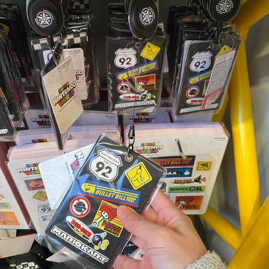 【Order】USJ Mario Kart Retractable Card Holder ID Holder