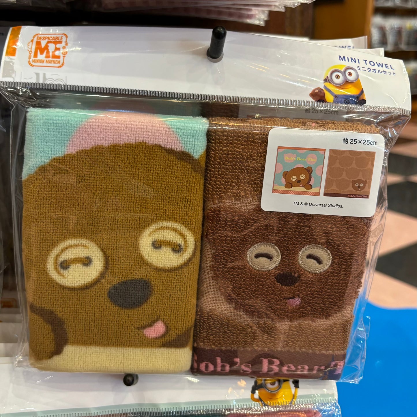 【Order】USJ Bob‘s Tim Bear Mini Towel 2pcs