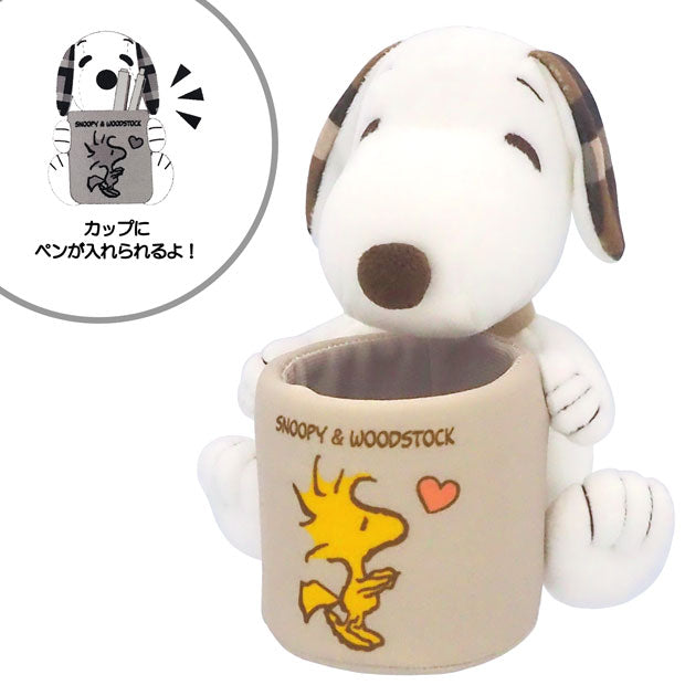 【訂貨】USJ Snoopy & Woodstock 公仔筆筒
