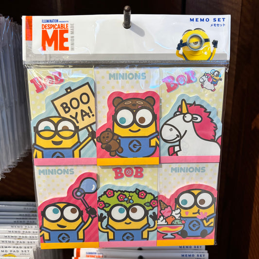 USJ Minions Bob Memo Set （一套6本）