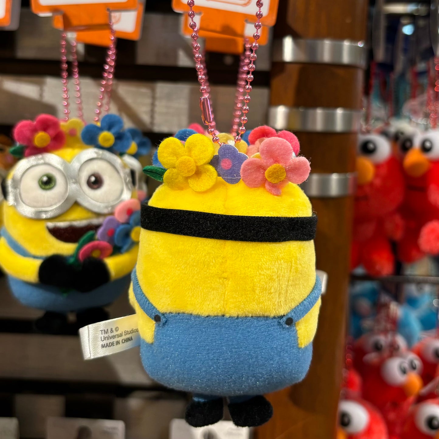 USJ Minions 花花 Bob 掛飾公仔