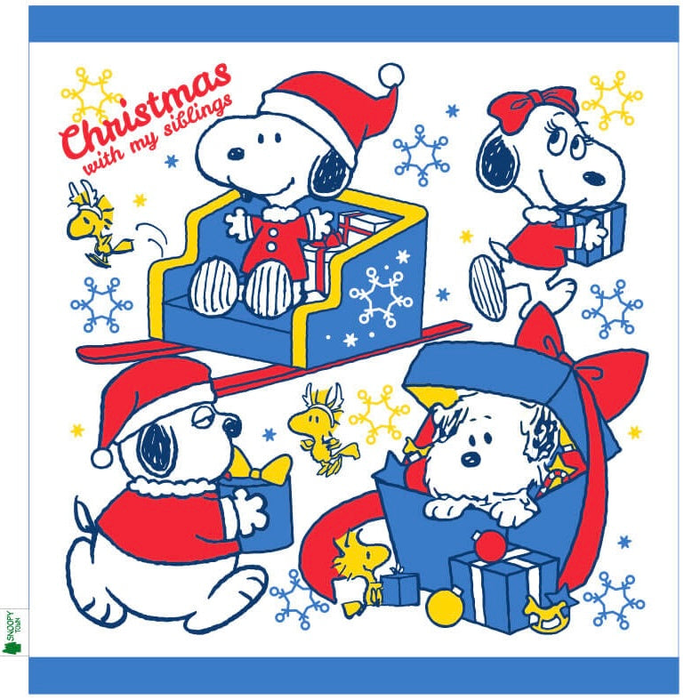 Snoopy Christmas with the Family - 毛巾