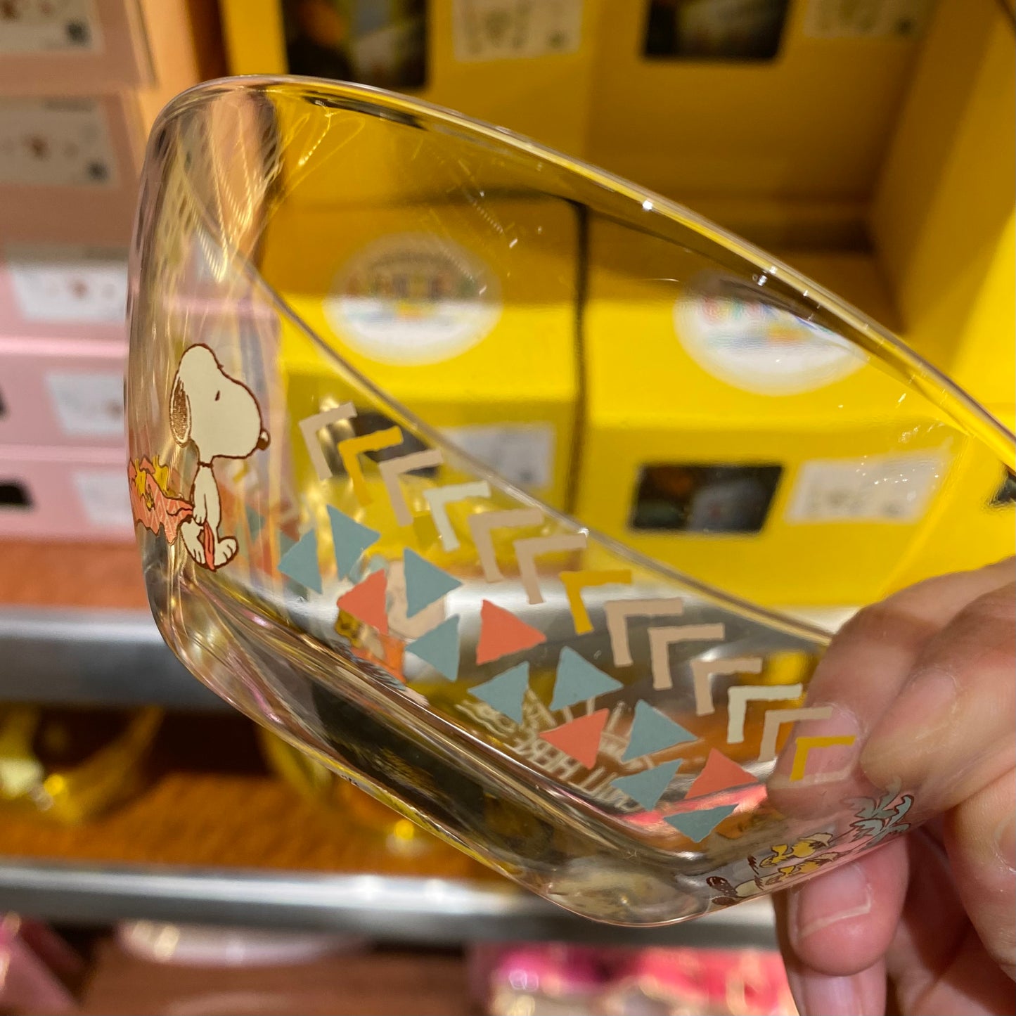 【Order】USJ Peanuts Chill Here - Glass Tableware
