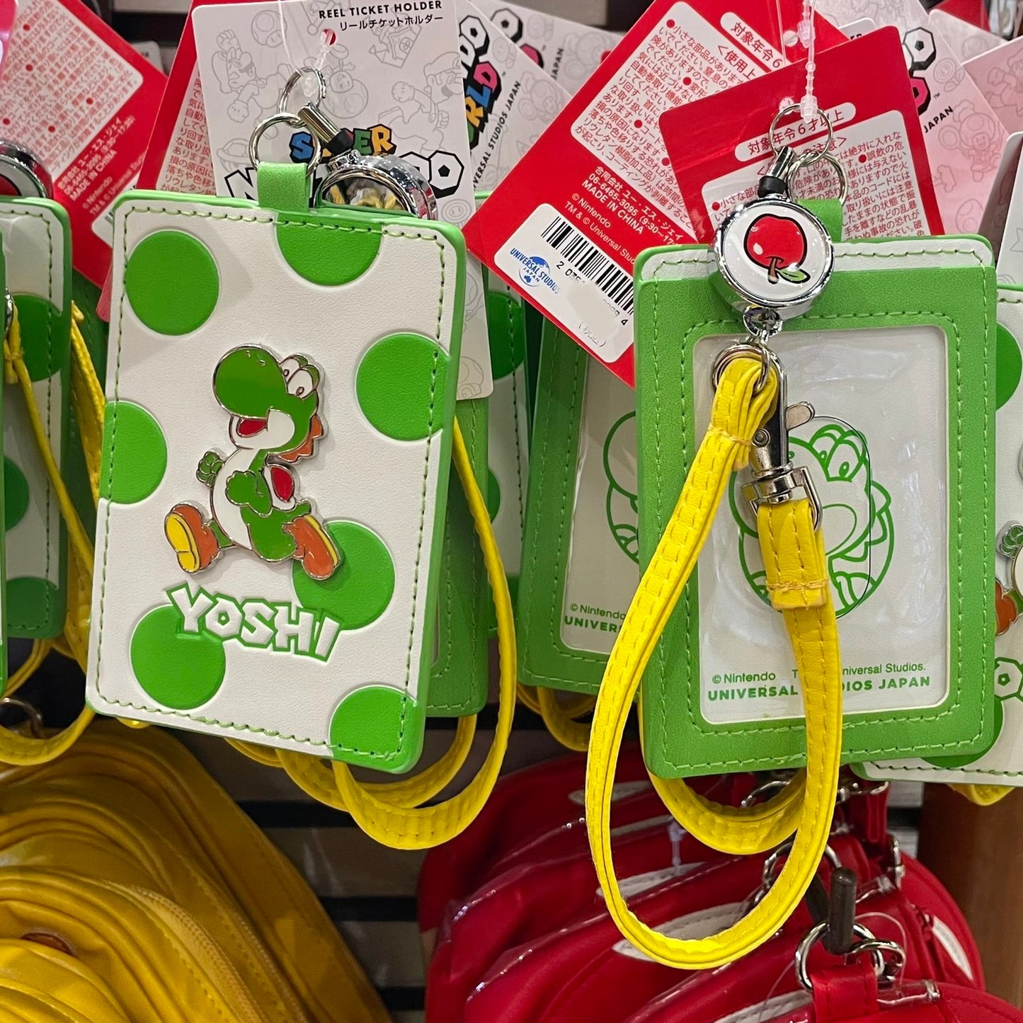 【訂貨】USJ 任天堂世界 Yoshi 伸縮繩卡套