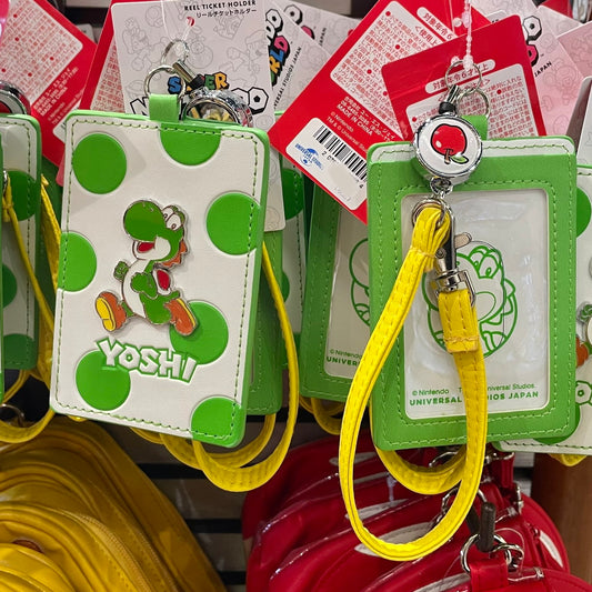【Order】USJ Nintendo World Yoshi Retractable Rope Card Holder