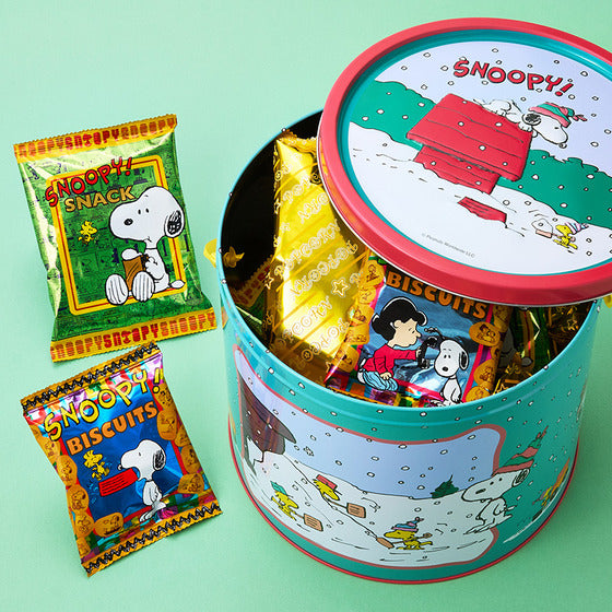 Snoopy 聖誕限定雜錦零食罐