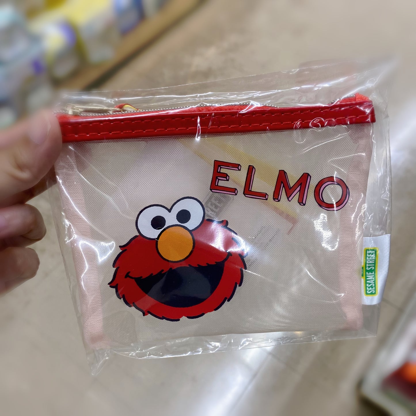 【訂貨】芝麻街 Elmo 迷你網袋 收納袋