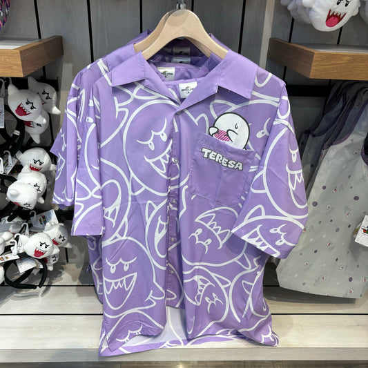【訂貨】USJ Mario 鬼鬼 幽靈 恤衫 襯衫 (紫色)