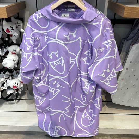 【Order】USJ Mario Ghost Boo Shirt （Purple）