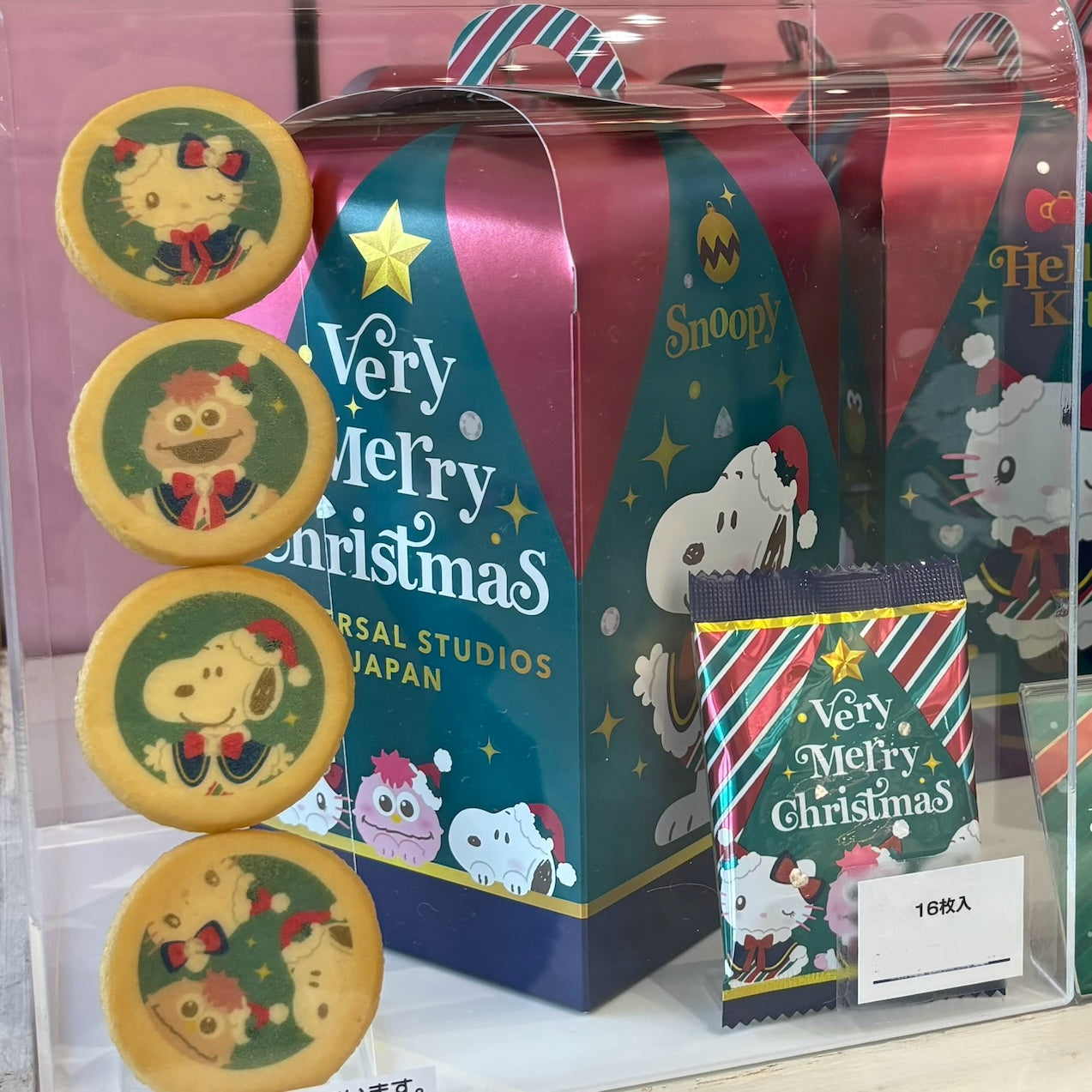 USJ Very Merry Christmas - Hello Kitty x Snoopy x Moppy 曲奇餅乾禮盒