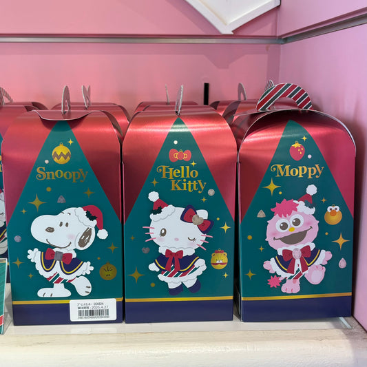 USJ Very Merry Christmas - Hello Kitty x Snoopy x Moppy 曲奇餅乾禮盒