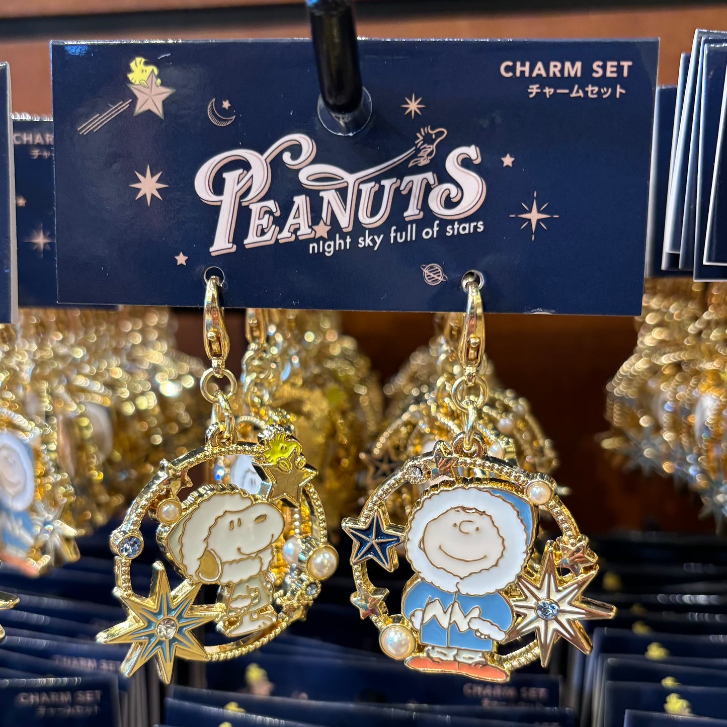 USJ PEANUTS 聖誕系列 - Snoopy & Charlie Brown Charm Set 小吊飾