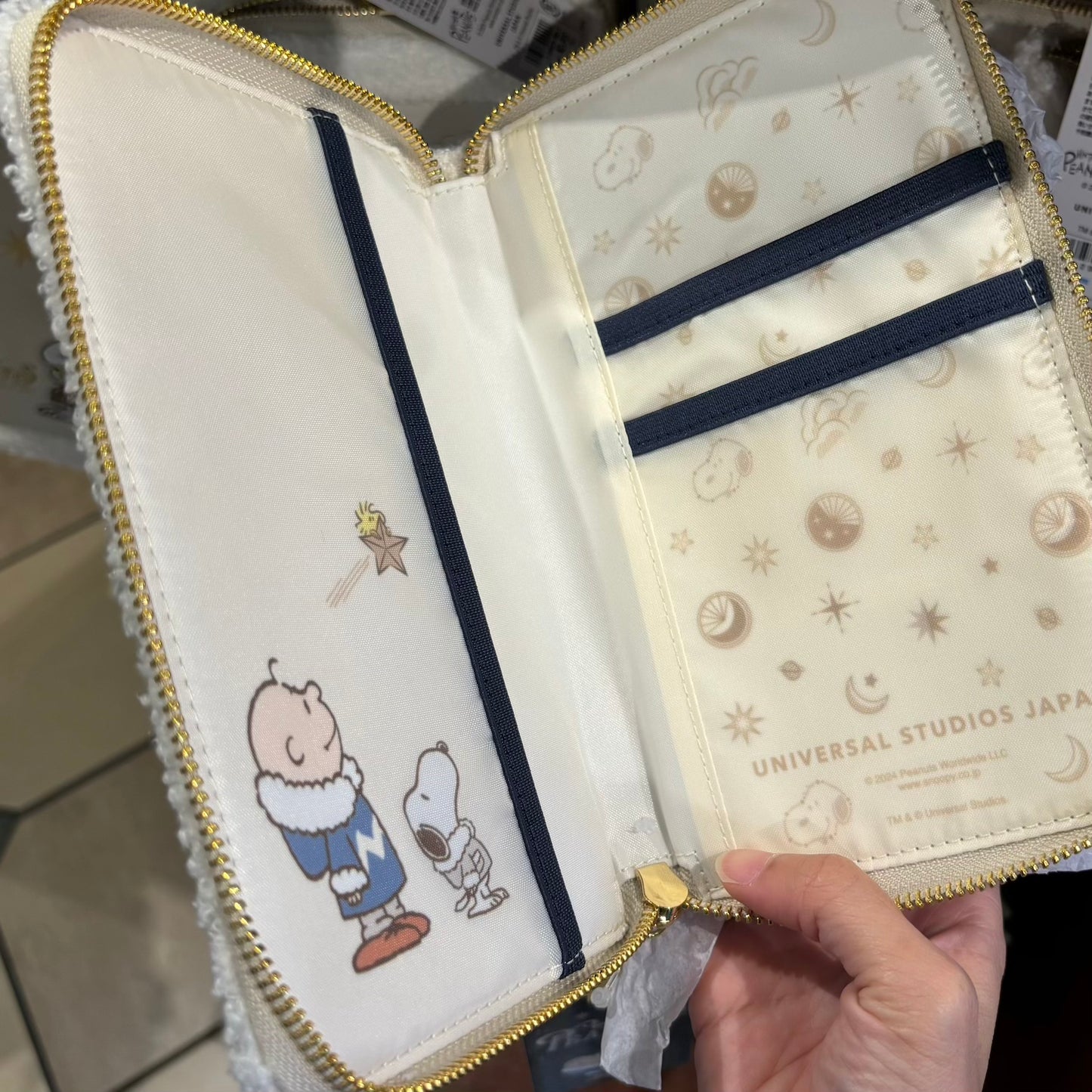 USJ PEANUTS 聖誕系列 - Snoopy Gadget Case 多用途收納袋