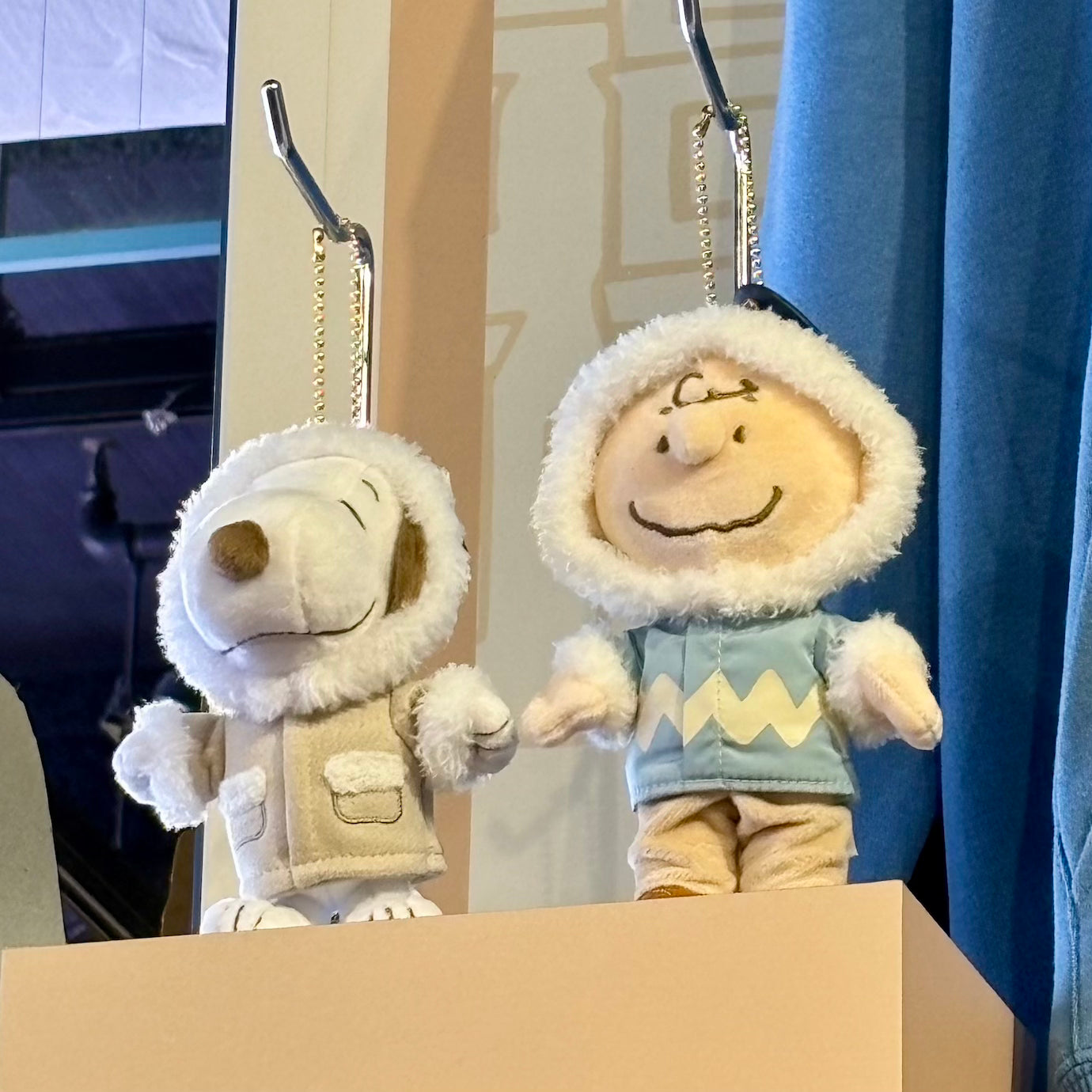 USJ PEANUTS 聖誕系列 - Snoopy & Charlie Brown 公仔掛飾（M）