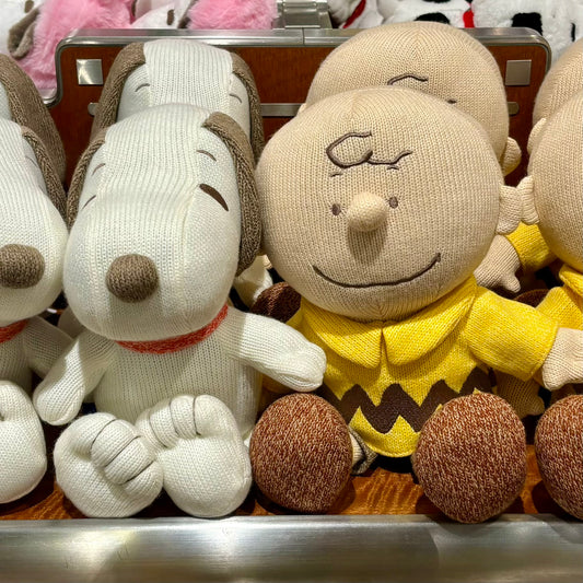 USJ Peanuts Snoopy & Charlie Brown 針織公仔