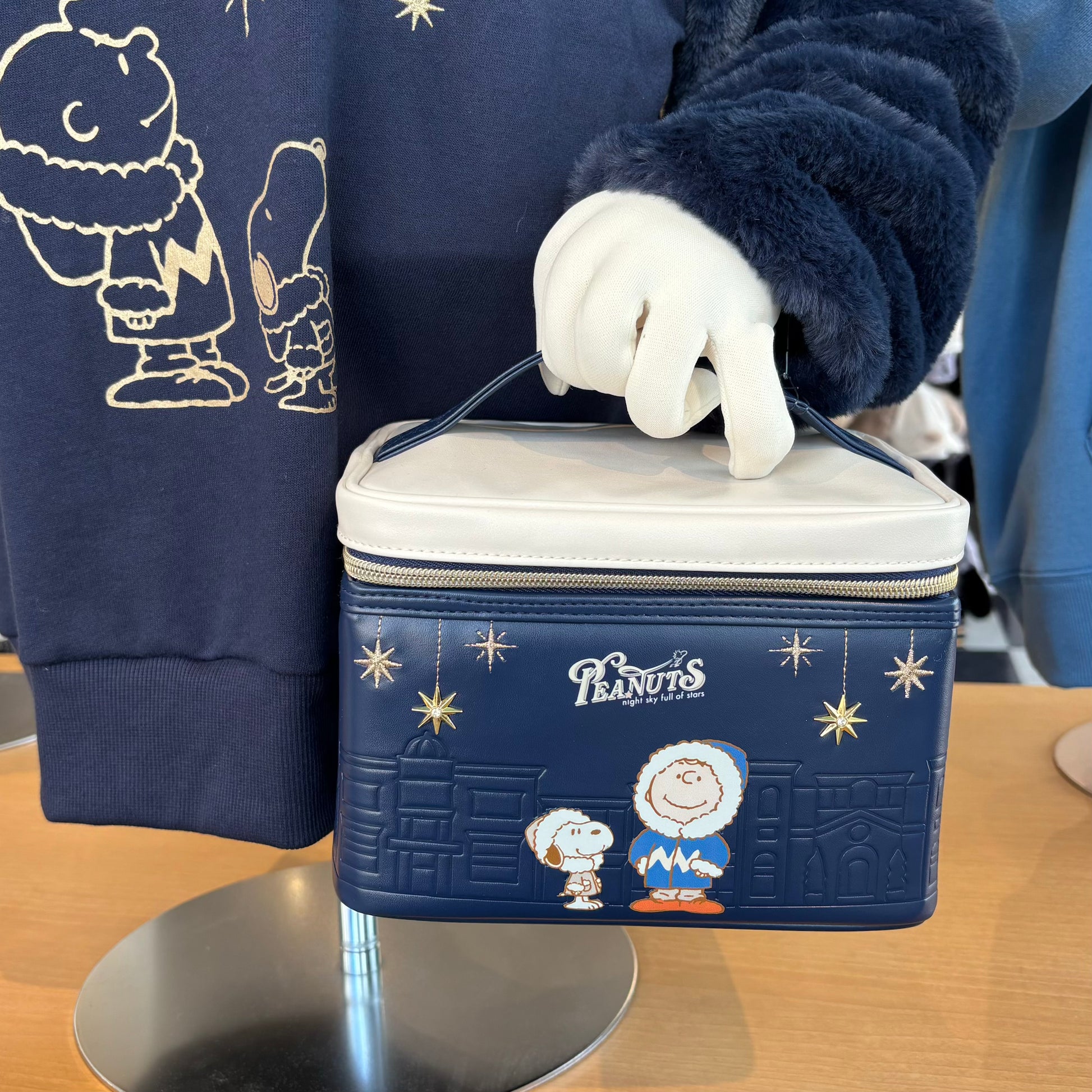 USJ PEANUTS 聖誕系列 - Snoopy & Charlie Brown 化妝手提箱