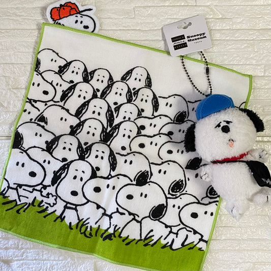 Snoopy Museum Mini Towel Olaf Plush chain
