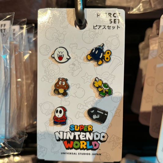 【Order】USJ Nintendo World Mario Enemies Series Earrings 6pcs