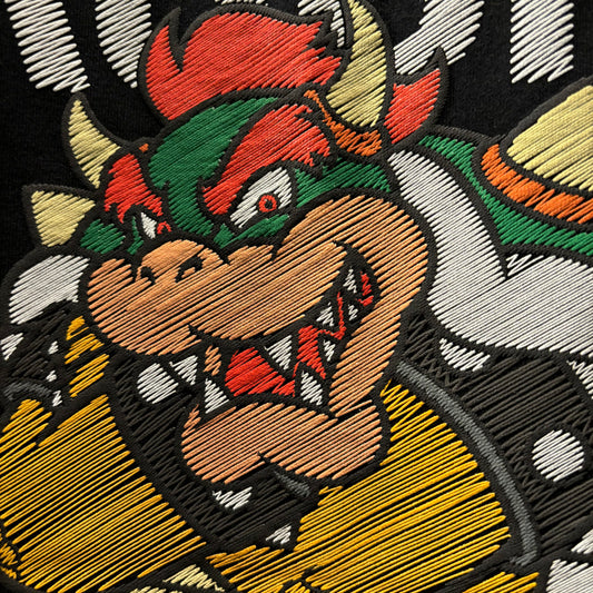 [Order] USJ Mario Bowser Tshirt (embroidered version)