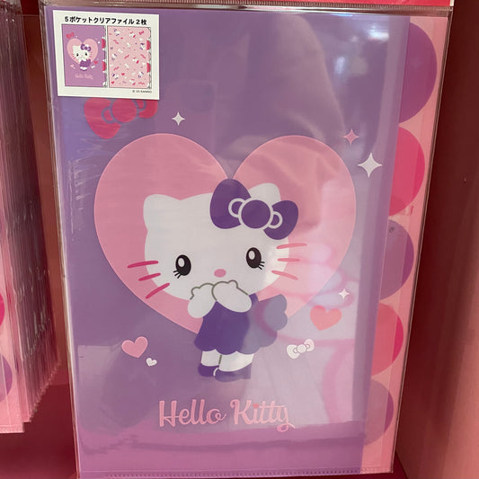 【Order】USJ Hello Kitty 5-pocket file 2pcs set