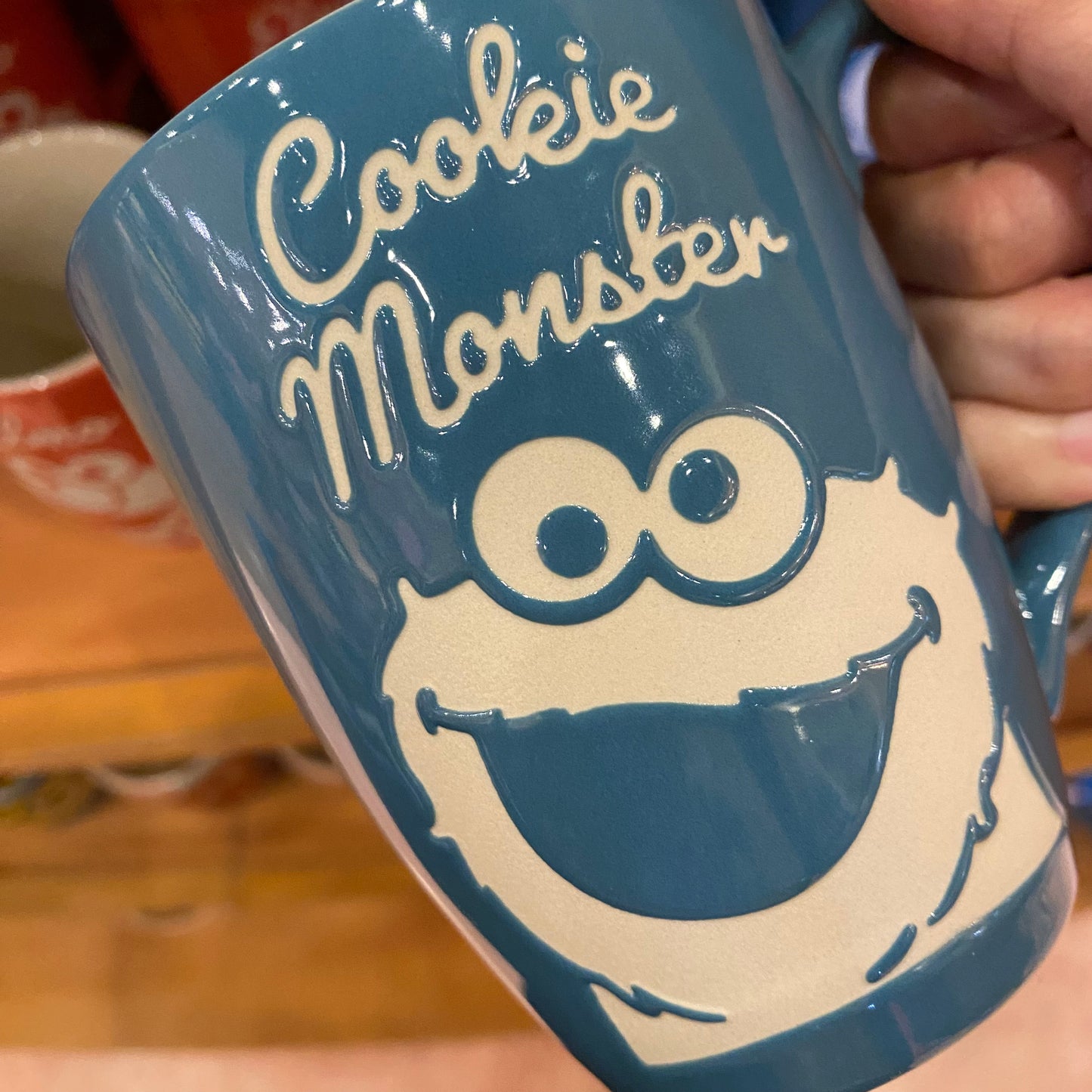 【Order】USJ Elmo & Cookie Monster Porcelain Cup