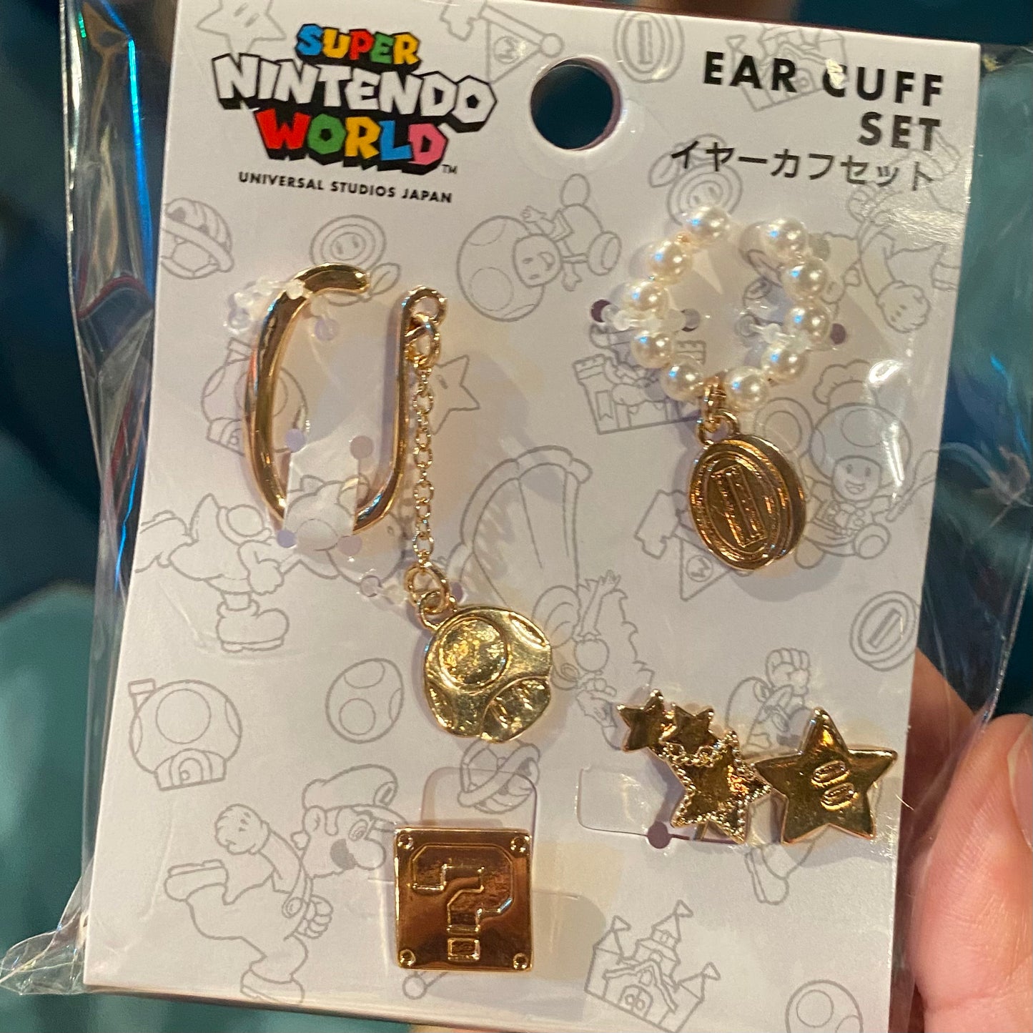 【訂貨】USJ 任天堂世界 Mario ear cuff set