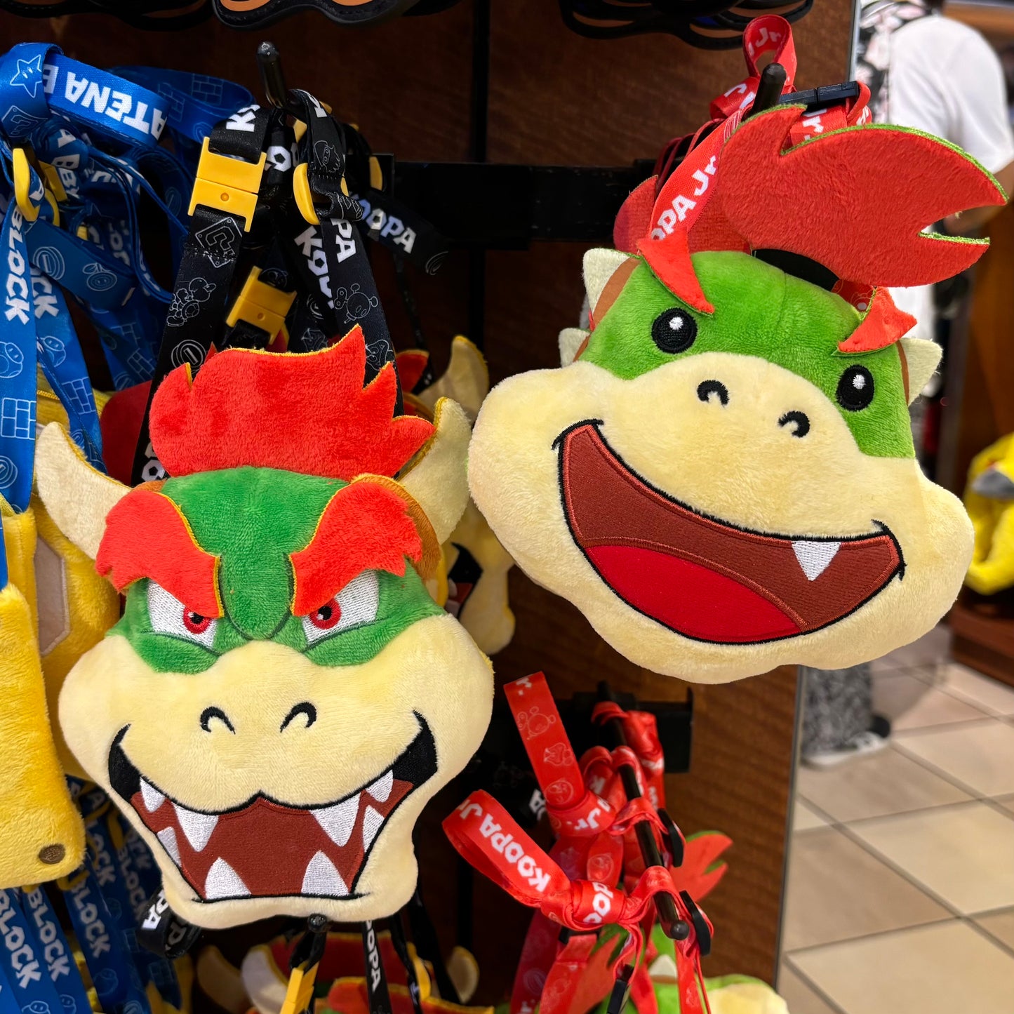 [Order] USJ Nintendo World Bowser / Bowser Jr. Neck Pouch Coin Wallet Ticket Holder