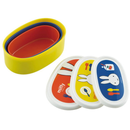 [In Stock] Miffy 3-in-1 Food Box Lunch Box Bento Box