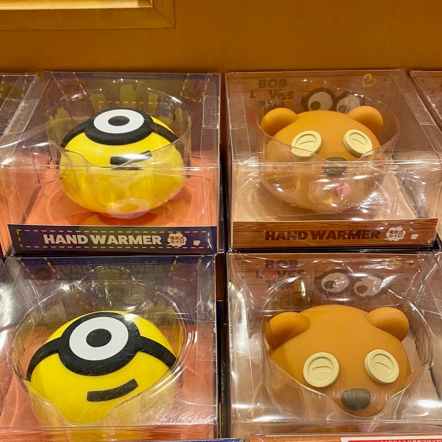 USJ Minions & Tim Bear 暖手蛋 電暖蛋