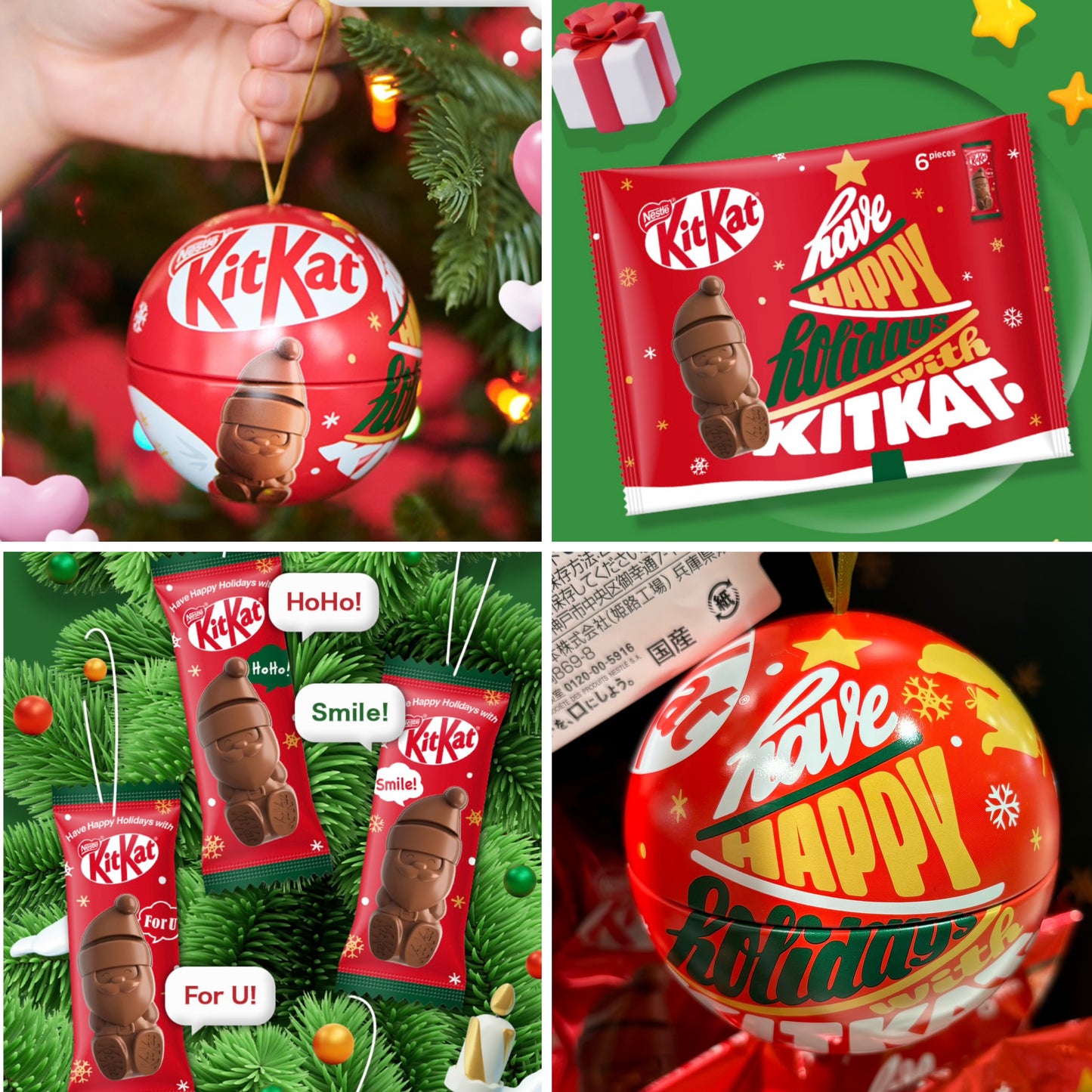 【Order】Christmas Limited Kit Kat Holiday Santa