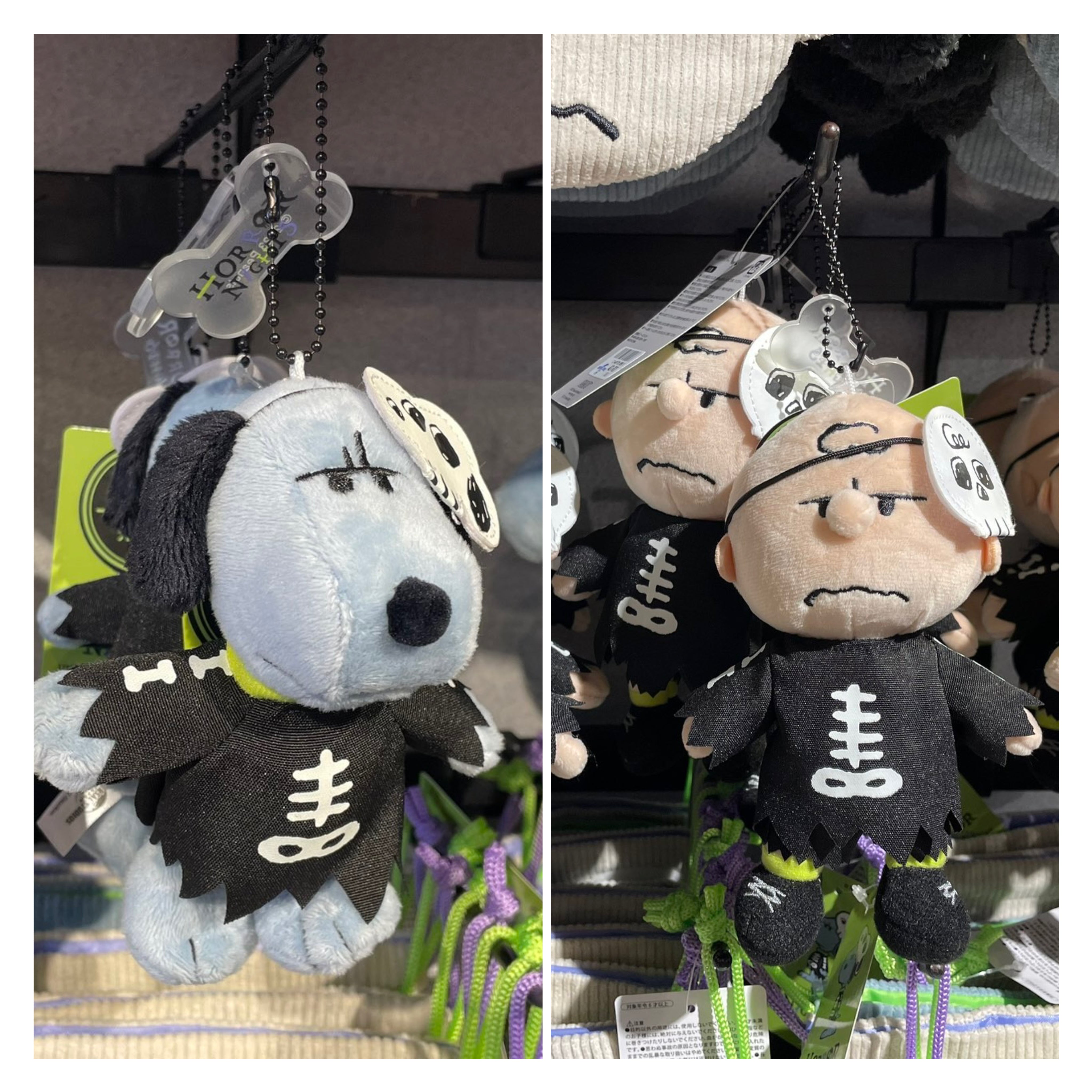 【Order】USJ Halloween Snoopy Horror Nights - Plush Chain（M）