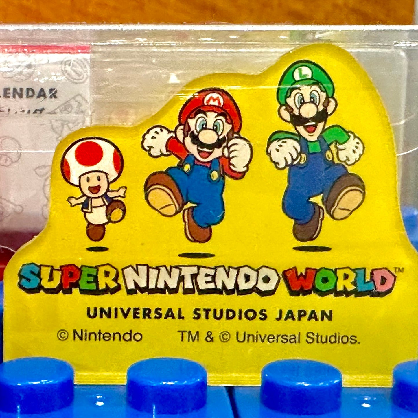 【Order】USJ Super Nintendo World Building Block Perpetual Calendar Desk Calendar 