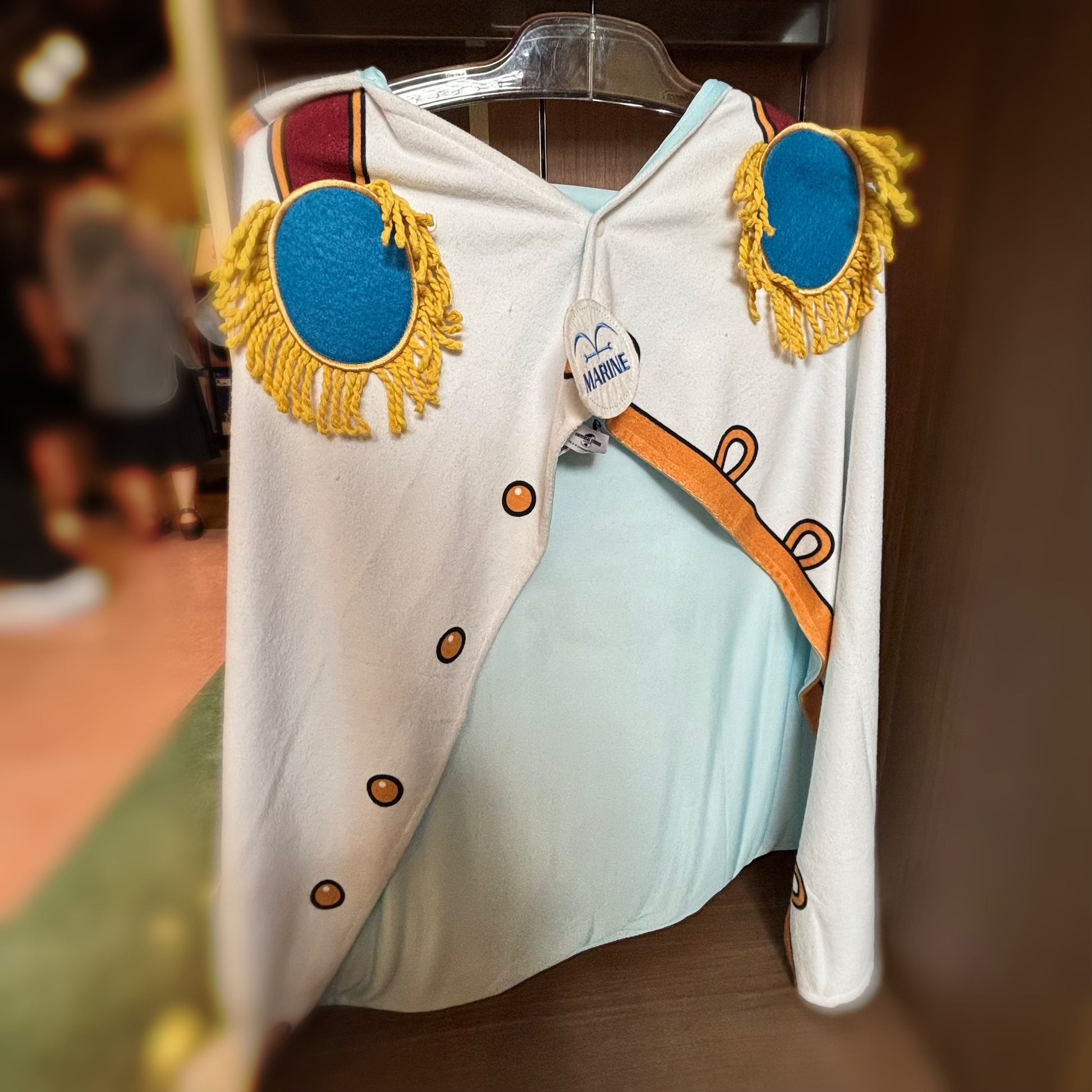 USJ ONE PIECE Premier Summer 2024 海賊王 - Marine 系列 連帽毛巾