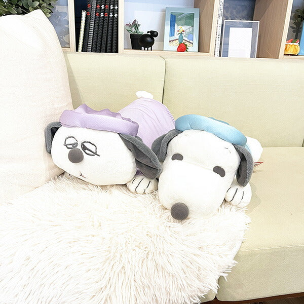 [Order] Peanuts Cooling Series - Snoopy & Olaf Cool Hugging Plushies Cushion